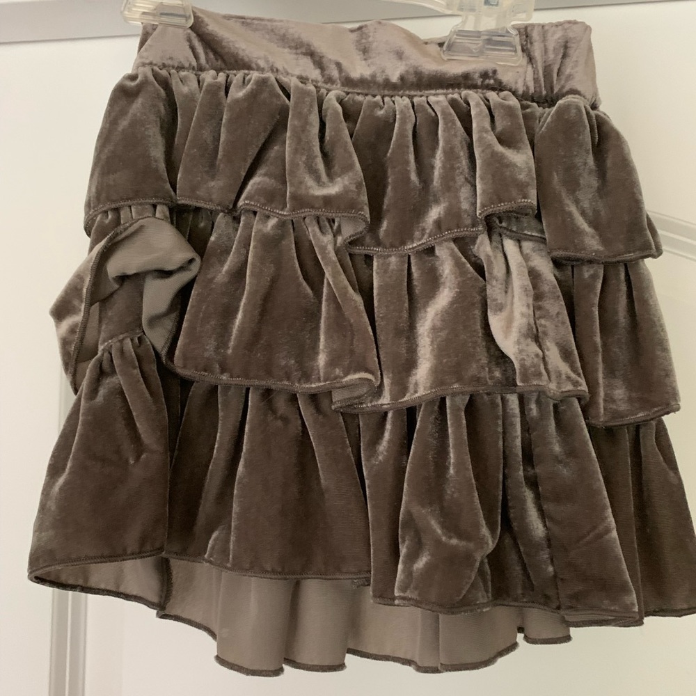 Baby gap ruffles velvet skirt 3T